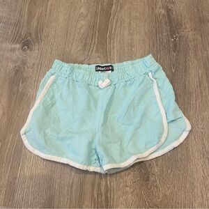 Vintage Limited Too Girls Light Blue Running / Athletic Cotton Shorts Size 10